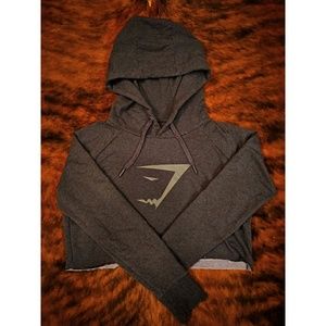 Gymshark Raw Edge Cropped Hoodie